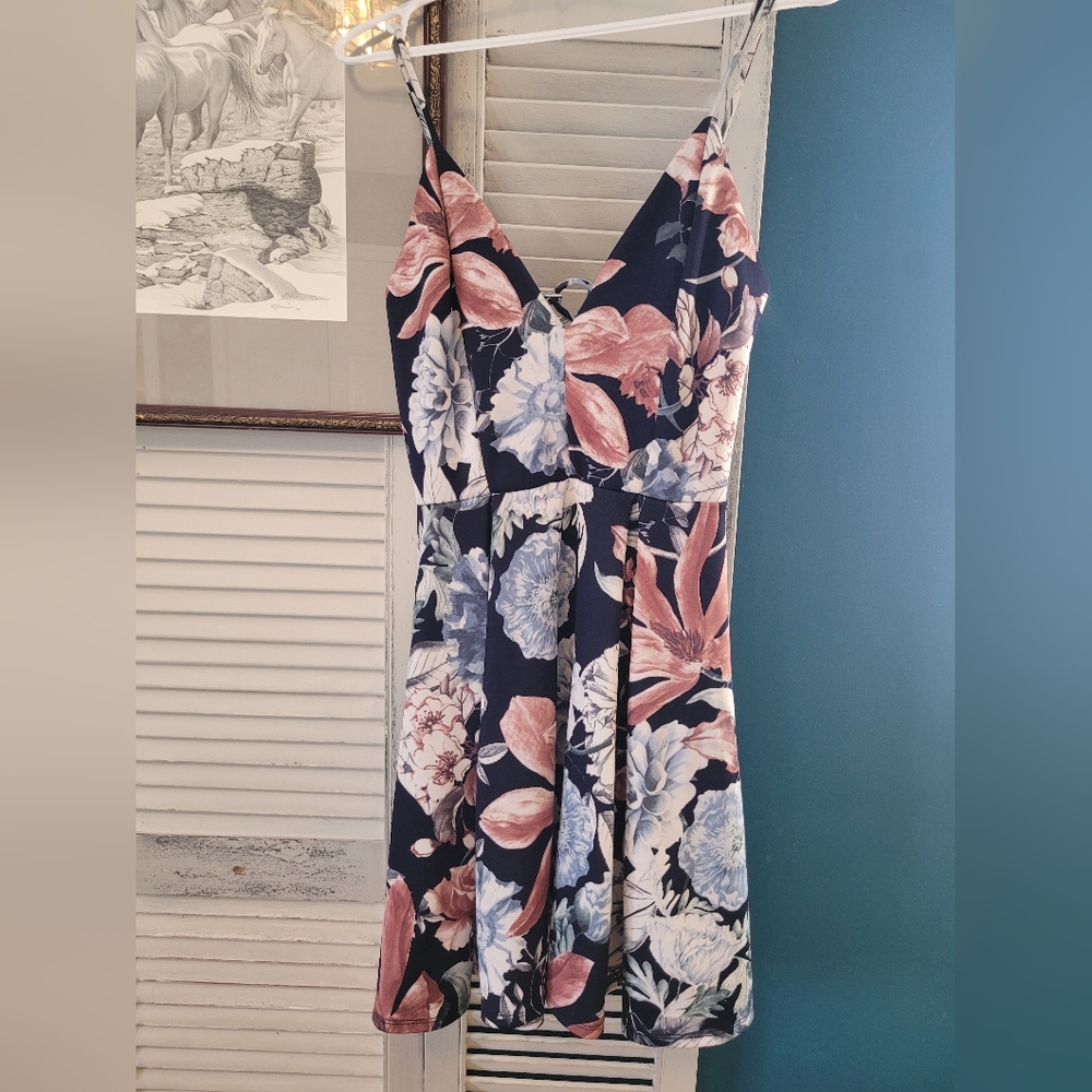 Floral V-Neck Dress
